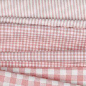 Vichy rosa y blanco