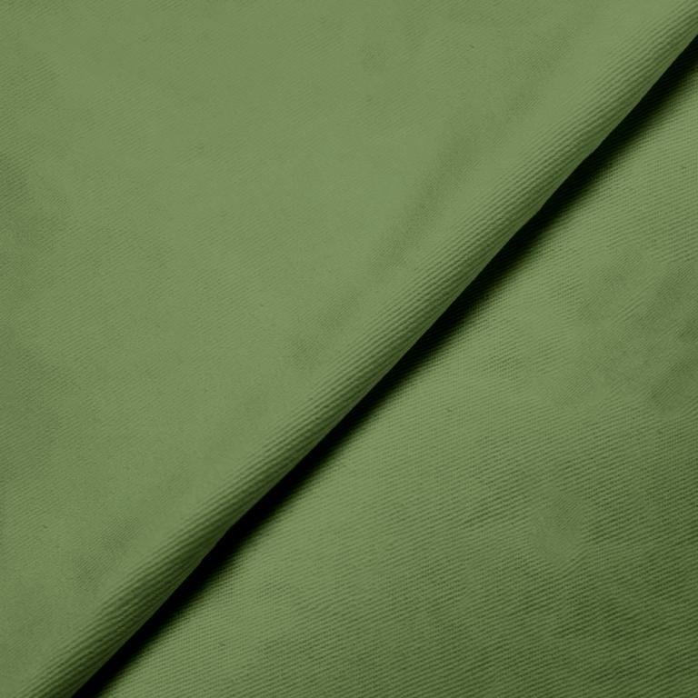 Gabardina de algodón verde hoja sarga verde- La Retalera