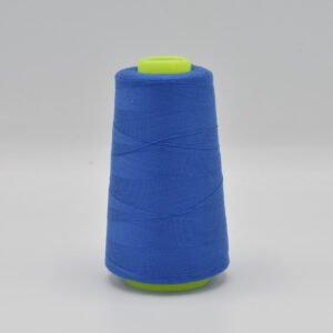 Hilo de coser overlock azul real
