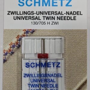Agujas gemelas máquina de coser 4 mms Schmetz