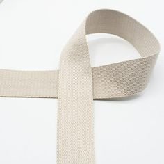 cinta de algodón con lúrex 40 mms crudo
