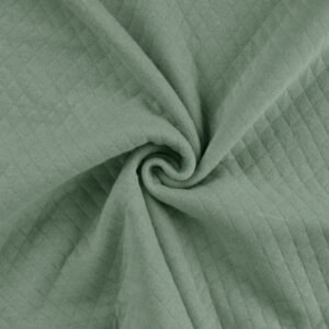 Sudadera relieve diamante verde eucalipto