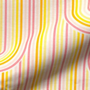 Half panamá rayas rosa, amarillo y naranja