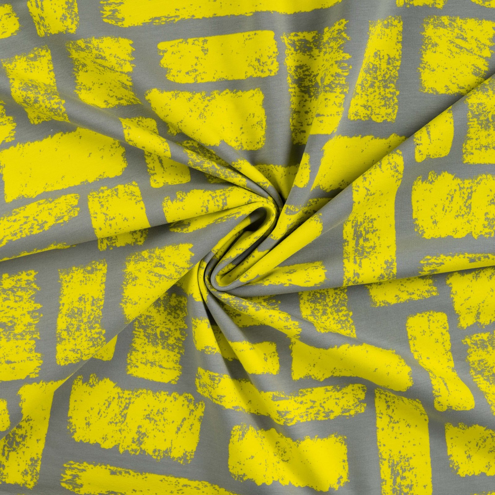 punto de camiseta gris y amarillo