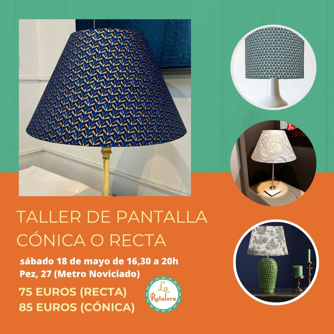 aprende a hacer pantallas de lámpara