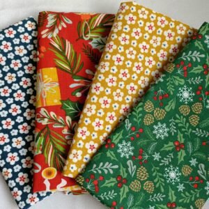 Pack de fat quarter navidad