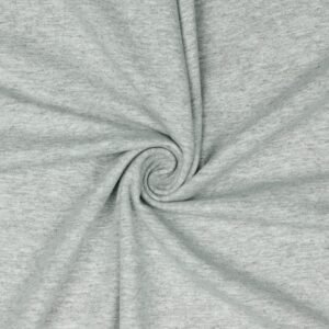 punto camiseta algodón reciclado gris