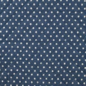 Acolchada azul vaquero con estrellitas