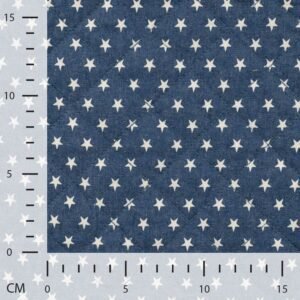 Acolchada azul vaquero con estrellitas