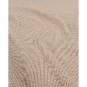 Punto de canalé marrón claro