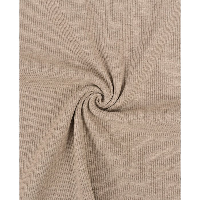 jersey canalé marrón claro