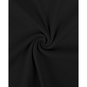 Punto de canalé negro