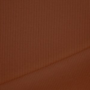 Punto de canalé rojo teja