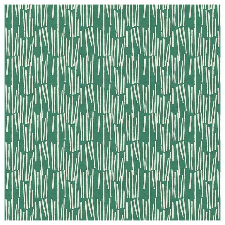 popelín verde con rayas blancas