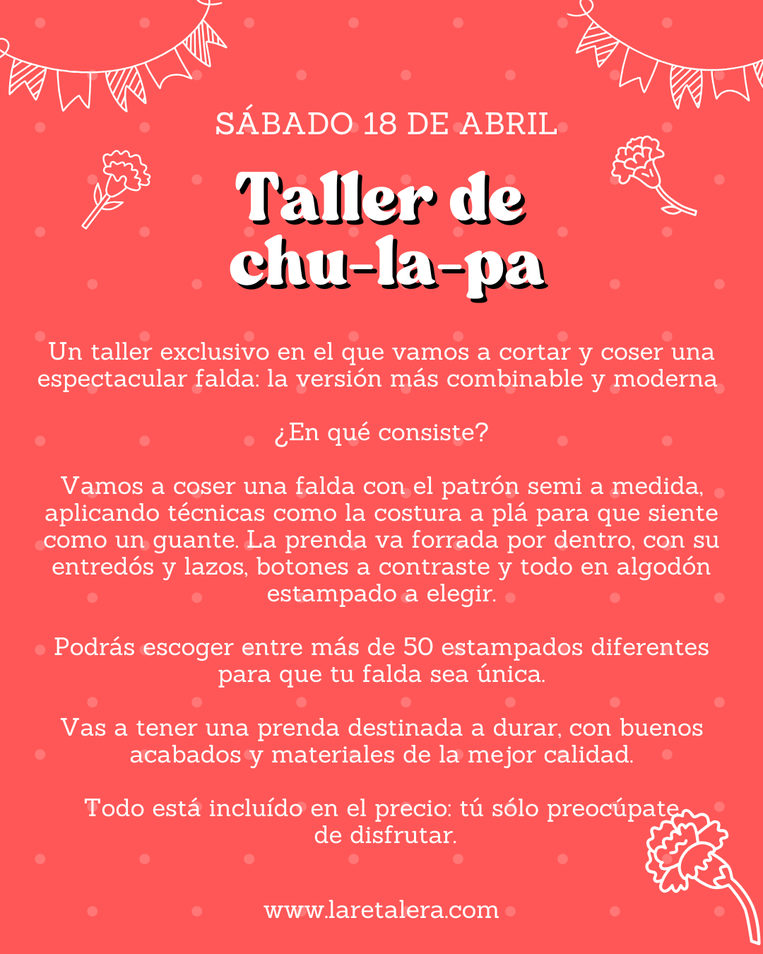 taller de falda de chulapa en Madrid