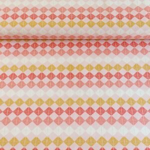 Algodón americano rosa rombos