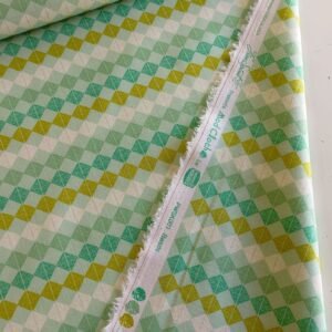 Algodón americano verde rombos