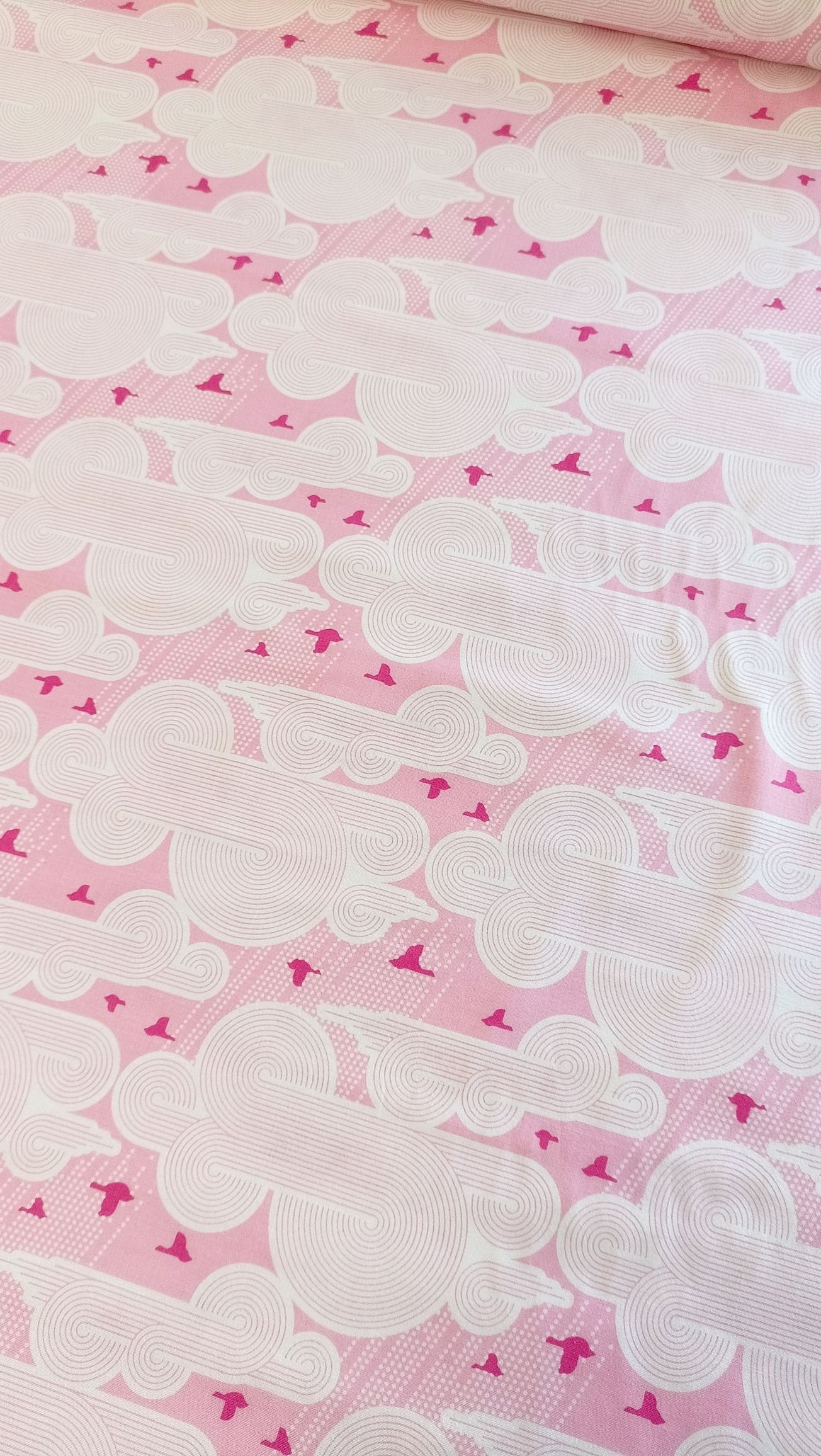 Algodón americano nubes rosas - Imagen 4