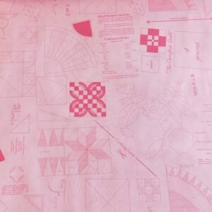Algodón americano rosa moldes de patchwork