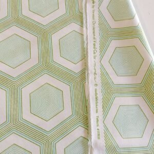 Algodón americano hexágonos en verde
