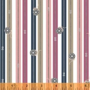 Algodón americano con cremalleras y canillas