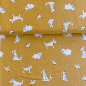 Algodón americano mostaza animales de granja