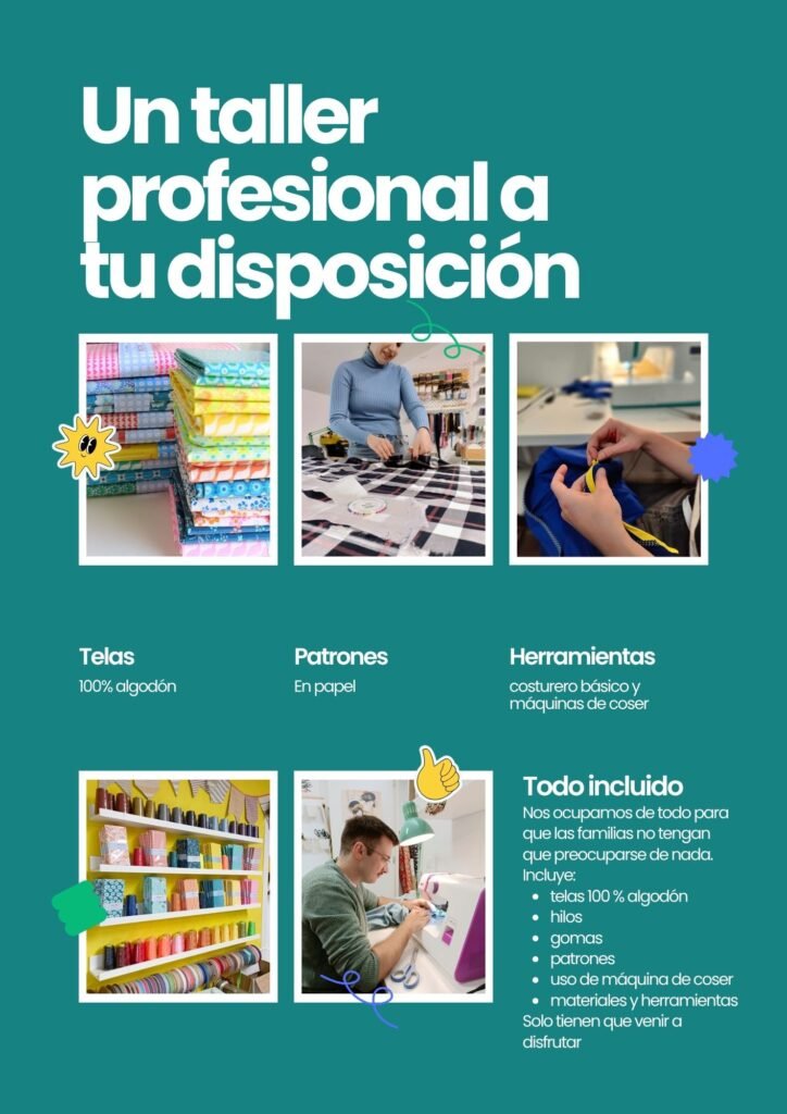 actividades en julio de costura para niños
