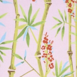 Algodón americano rosa chinoiserie