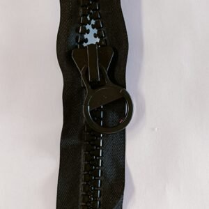 cremallera de inyección xxl negra