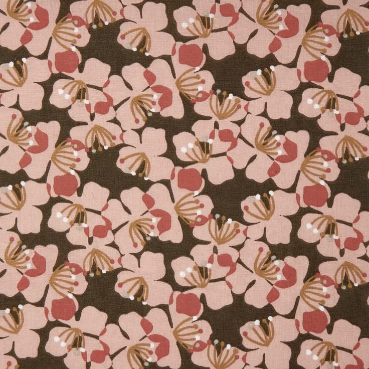 Tela estilo japonés flores sakura