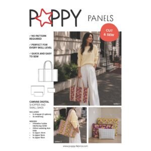 Panel de bolso shopper con neceseres
