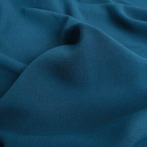 Crepe grueso azul petróleo