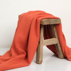 Crepe grueso terracota