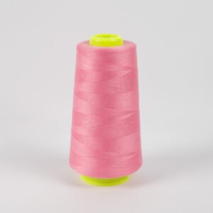 Hilo de coser overlock rosa chicle